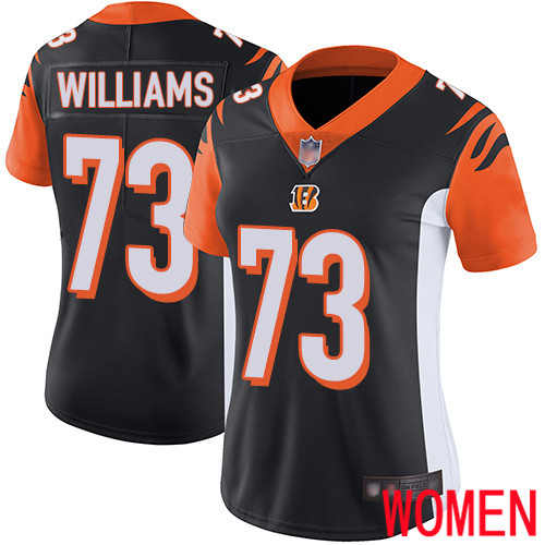 Cincinnati Bengals Limited Black Women Jonah Williams Home Jersey NFL Footballl #73 Vapor Untouchable